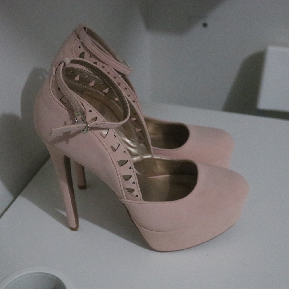 Blush Platform Heels